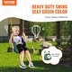 preview thumbnail 2 of 5, 2-Pack Swing Seats, with 66 Inch Coated Chains and Snap Hooks, Support 300 lbs Swings Replacement - 300 lbs High Load Capacit
