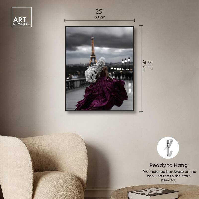 City of Love Canvas by Art Remedy