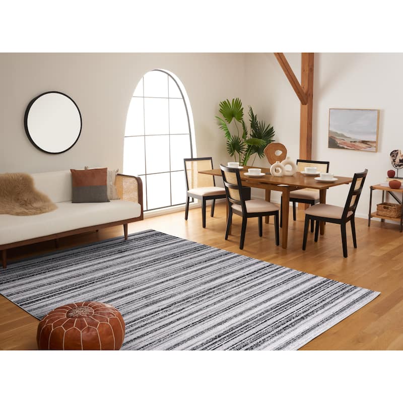 SAFAVIEH Skyler Neppie Modern Stripe Rug