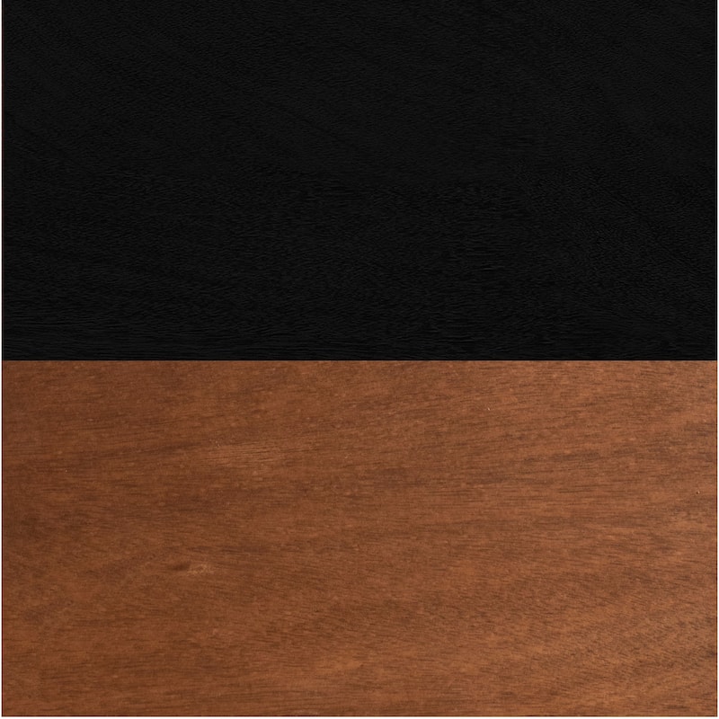 Bridgevine Home Graceland 69 inch Fireplace TV Stand Console for TVs up to 80 inches, Bourbon and Black Finish