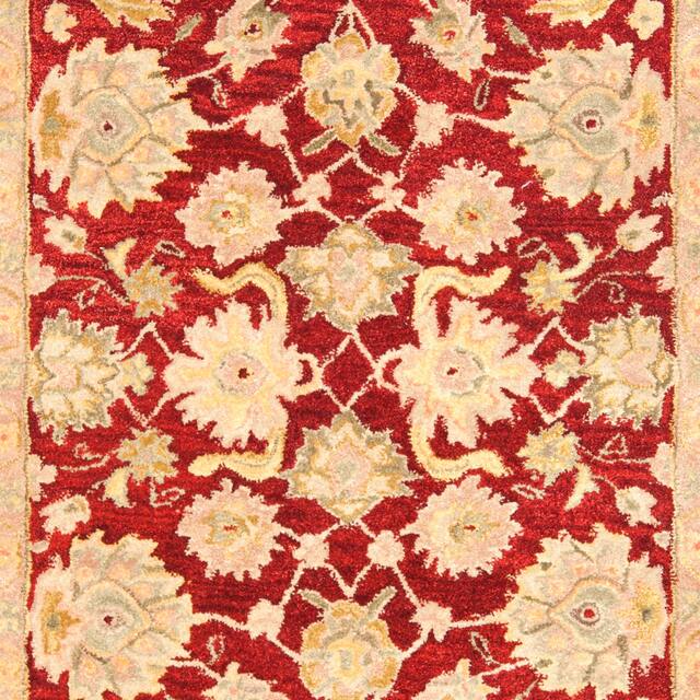 SAFAVIEH Anatolia Angeline Traditional Oriental Hand-spun Wool Rug