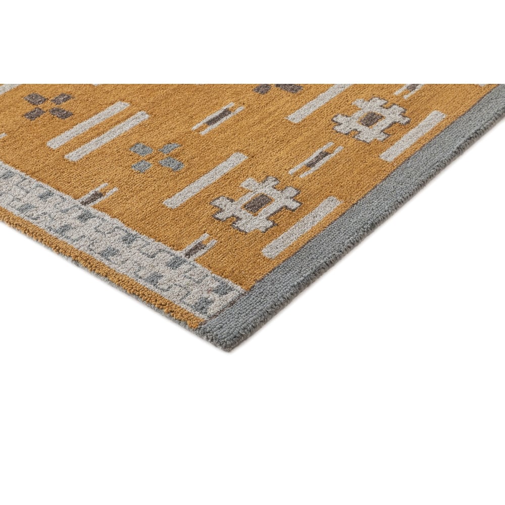 Terra by Obeetee Freya Ida Gold Rug