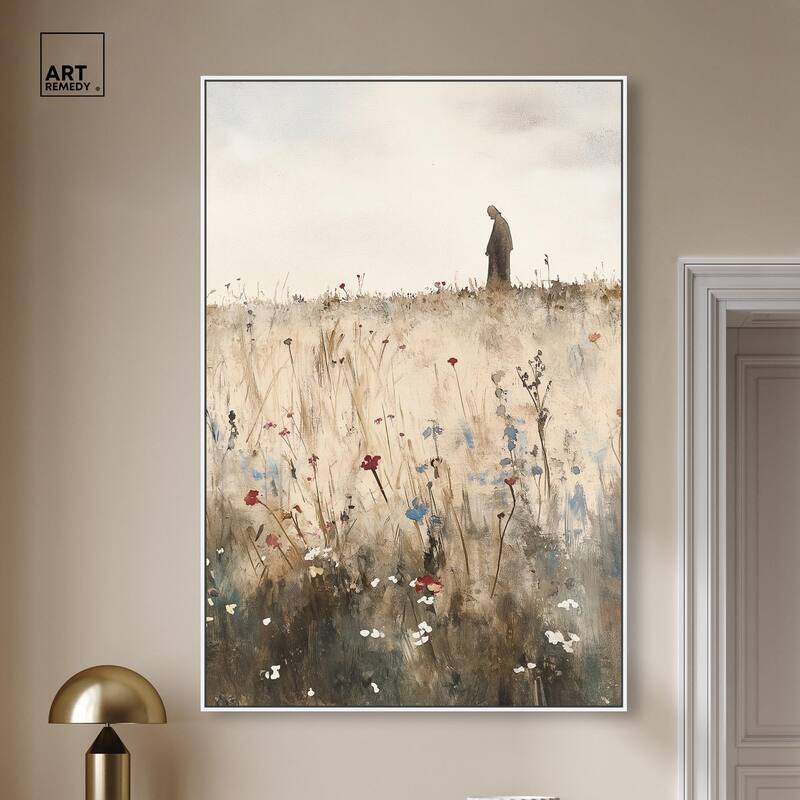 Ambling Monk Canvas by Art Remedy