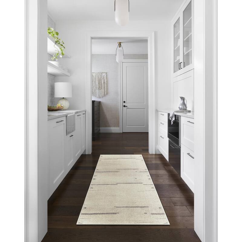 Livabliss Rivi Area Rug - Light Grey - 2' 7" x 7' 3"
