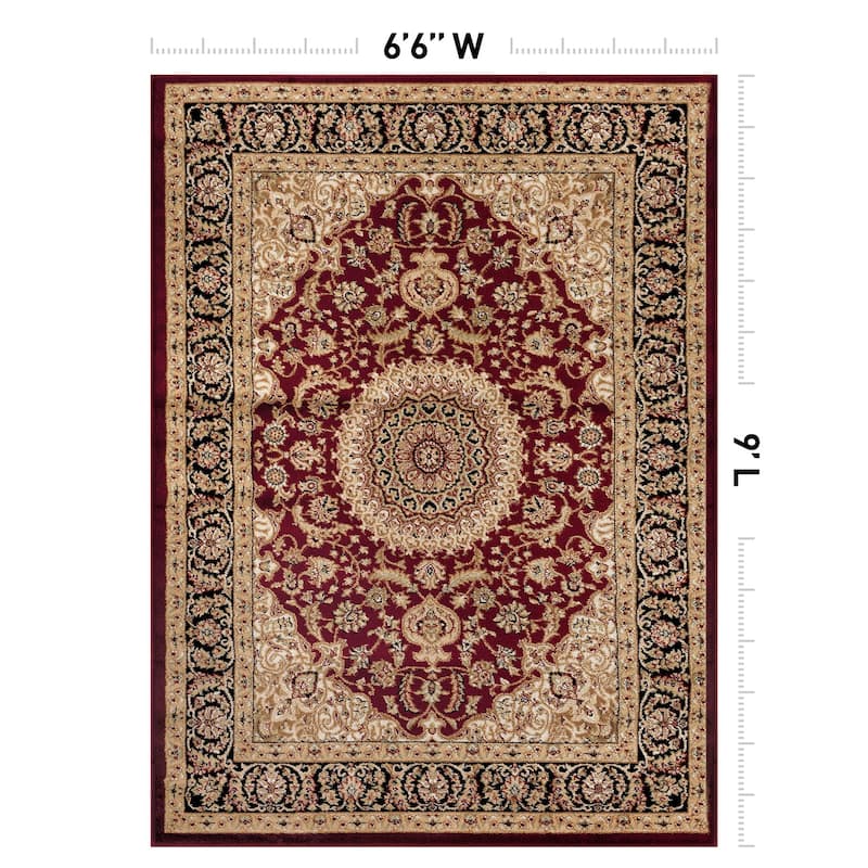 World Rug Gallery Traditional Oriental Medallion Area Rug