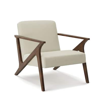 Grove MCM Wood Frame Upholstered Accent Chair