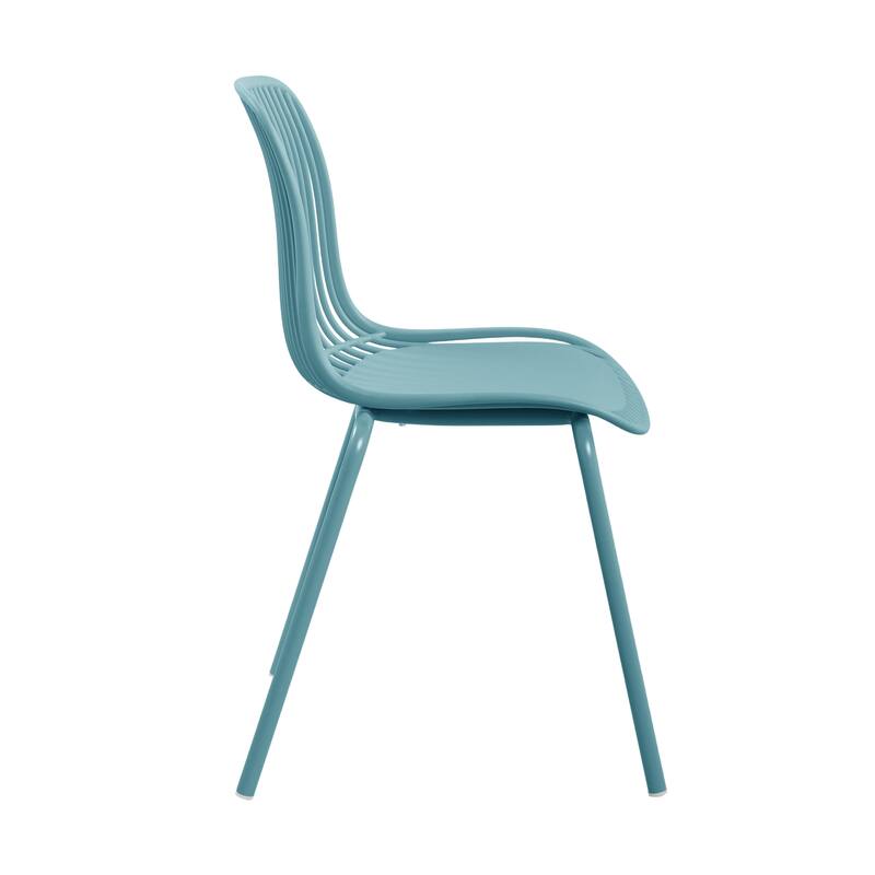 Christopher Knight Home - Eldred Modern 3-Piece Outdoor/Indoor Patio Bistro Set with Dining Chairs & Compact Round Bistro Table