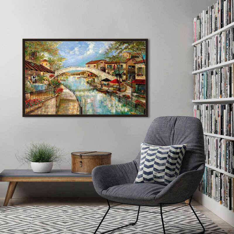 "A Day to Reminisce" by Ruane Manning Print on Floating Canvas