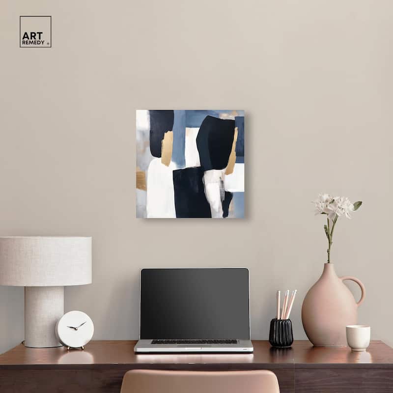Assembled Color Pallete I Canvas by Art Remedy, Gallery Wrapped
