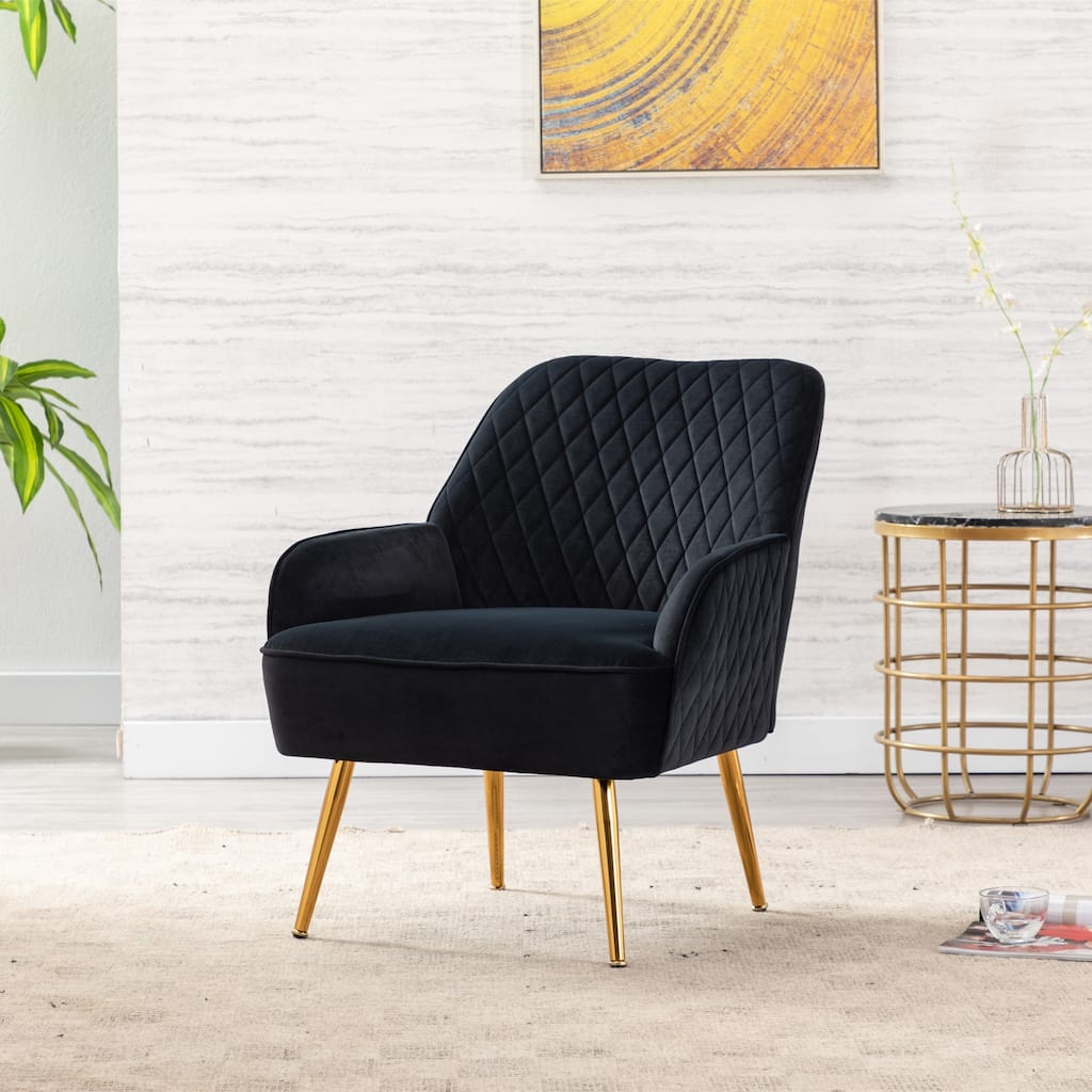 Dark Green Ergonomics Accent Chair
