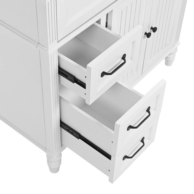 36" Bathroom Vanity with Soft-Close Doors and Soft-Close Drawers