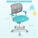 preview thumbnail 36 of 48, Costway Auto Lock Kids Mesh Chair with Armrests Height Adjustable - 21.5''x 20''x 31.5''-36''