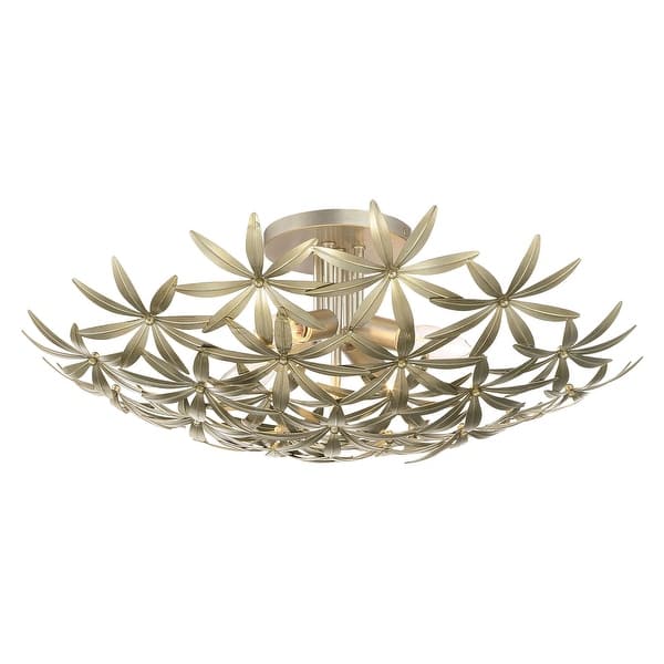 slide 2 of 11, Minka Lavery 2144 Flower Child 4 Light 22" Wide Flush Mount Ceiling