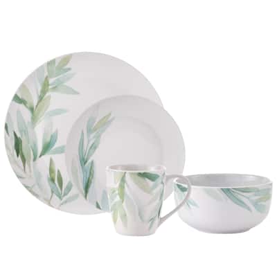 Dinnerset 16PC Porcelain Foliage - 10'75" x 0'5"