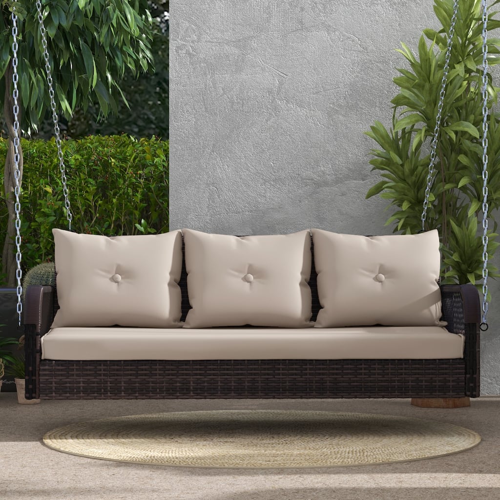 Three-person porch swing