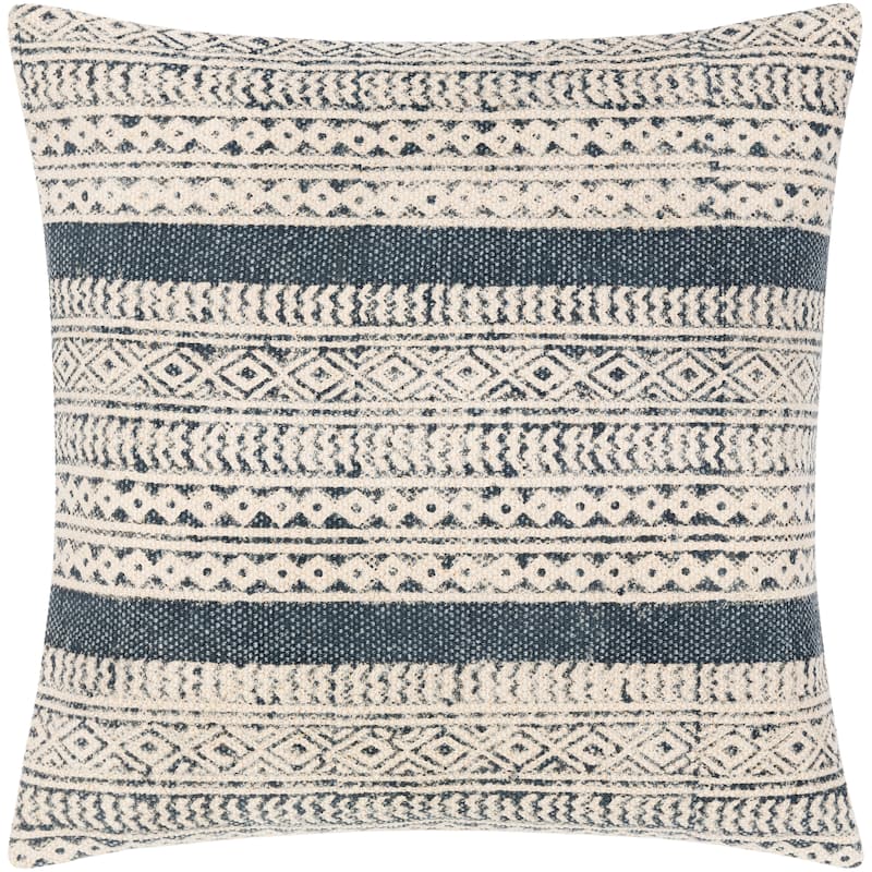 Josie Global Geometric Stripes Throw Pillow