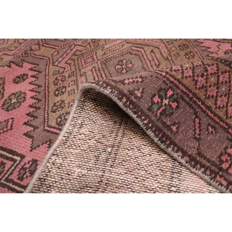 ECARPETGALLERY Hand-knotted Antalya Vintage Pink Wool Rug - 3'10 x 7'0