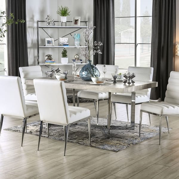 Shop Best Quality Furniture Cappuccino Dining Set On Sale Overstock 17965206