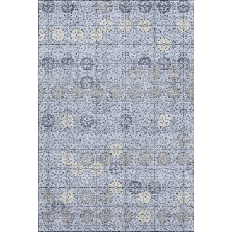 Premium Washable Super Soft Geo Mosaic Mayfield Rug
