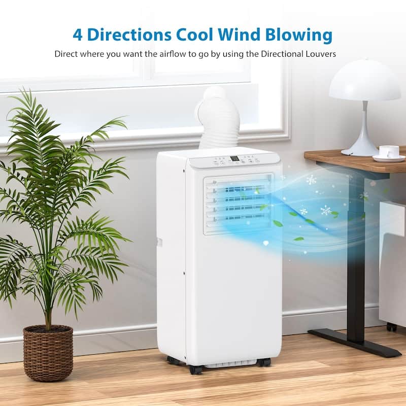 8000 BTU Portable Air Conditioner, Evaporative Air Cooler with Remote Control