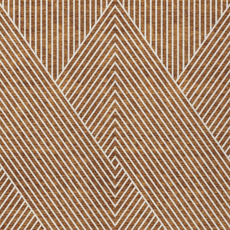 HomeRoots Geometric Transitional Rectangle Outdoor Rug