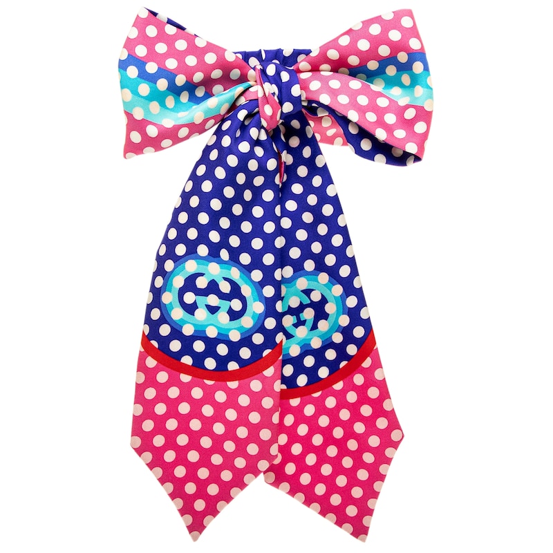 Gucci Polka Dot Headband - Pink and Multicolor