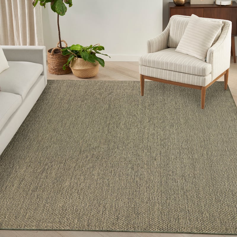 Nourison Tulum Indoor/Outdoor Solid Area Rug