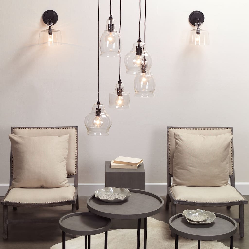 Alden Decor Demi Glass Wall Sconce