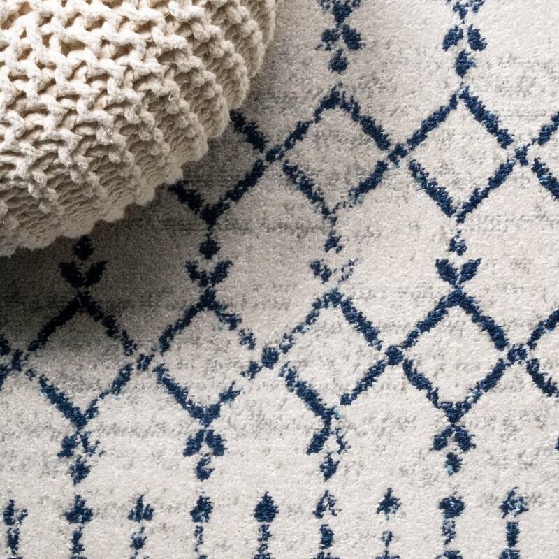 JONATHAN Y Modern HYPE Boho Vintage Diamond Area Rug