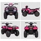 preview thumbnail 13 of 12, 12V Kids Electric ATV Ride-On Quad with USB & AUX Port, LED Headlights, Wear-Resistant Wheels, for Ages 3-6, 4-Wheeler Toy Car