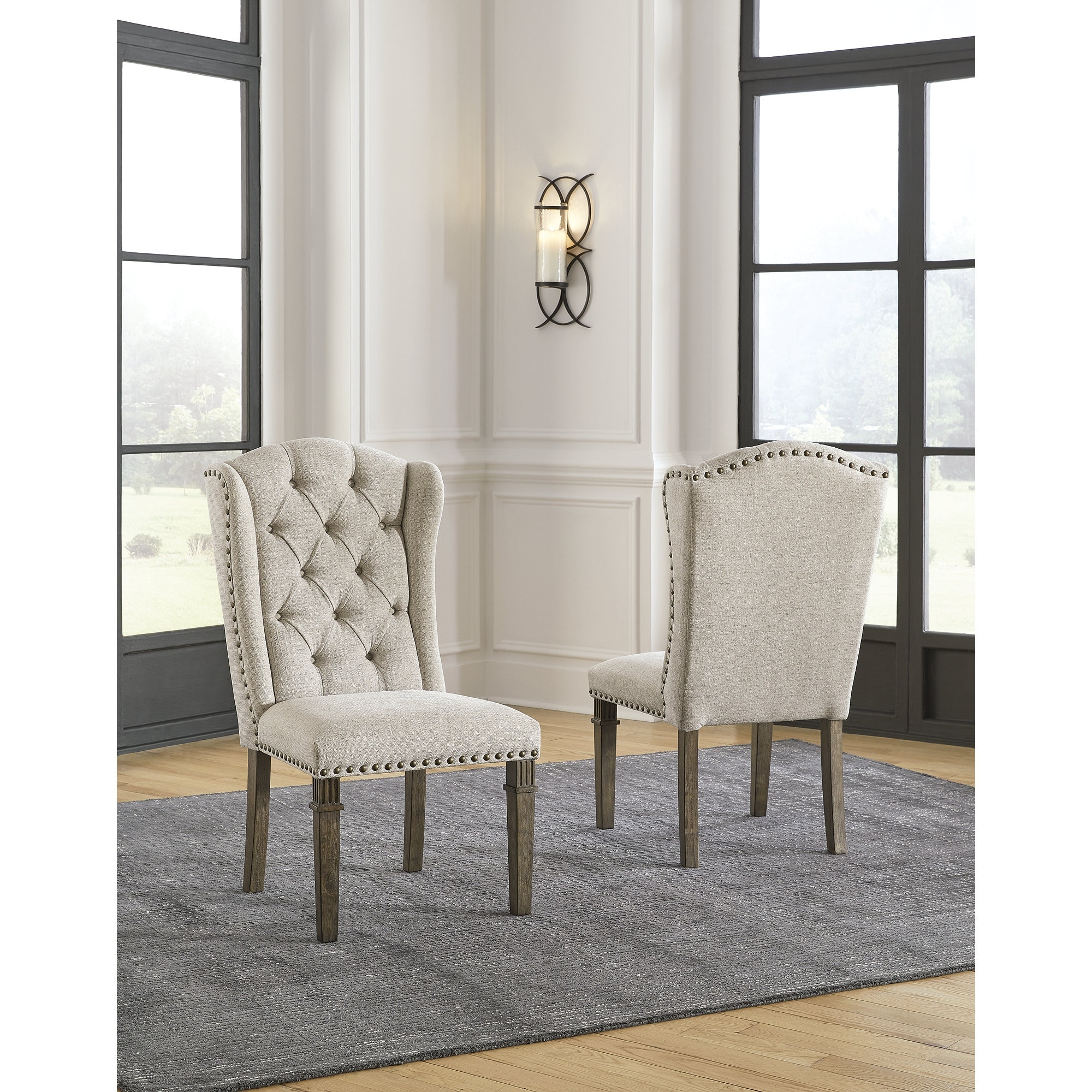 Ashley furniture spindle new arrivals chair
