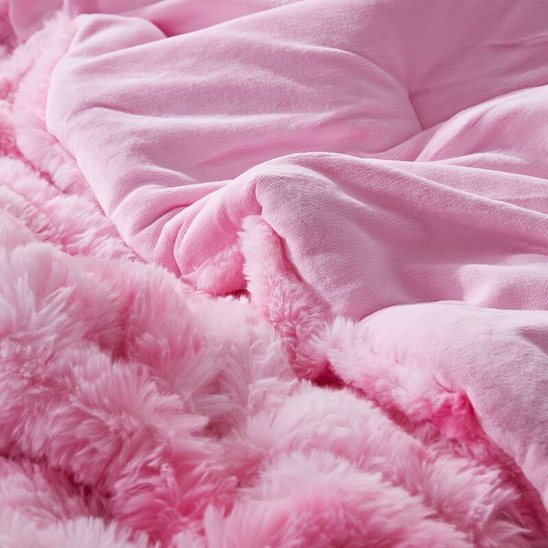 Snowball Chunky Bunny® - Coma Inducer® Comforter Set - Pink Cosmos