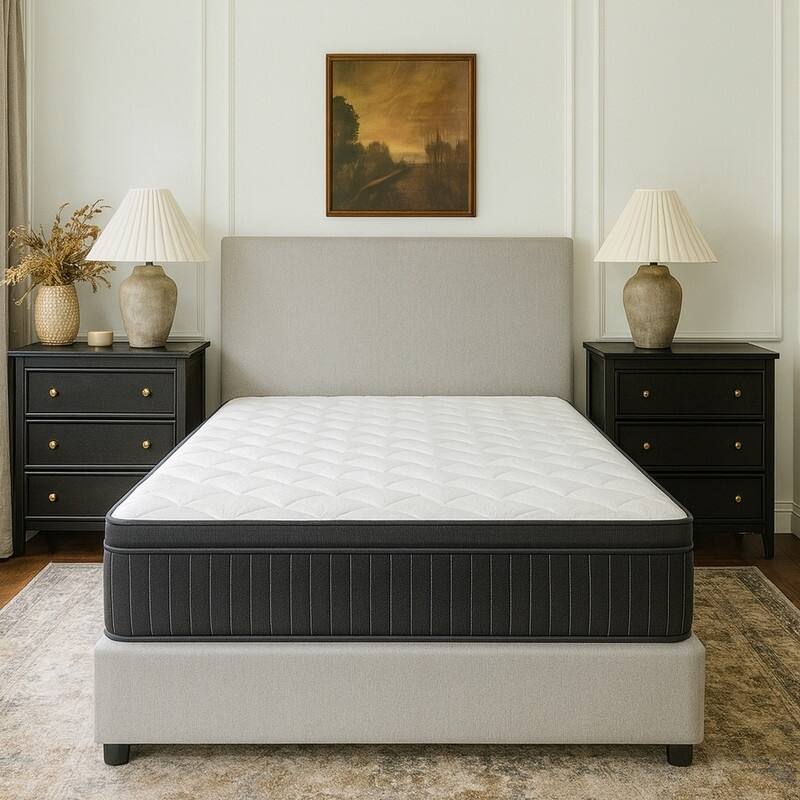 Cooling Medium Firm 12-Inch Hybrid Mattress with Pressure Relief