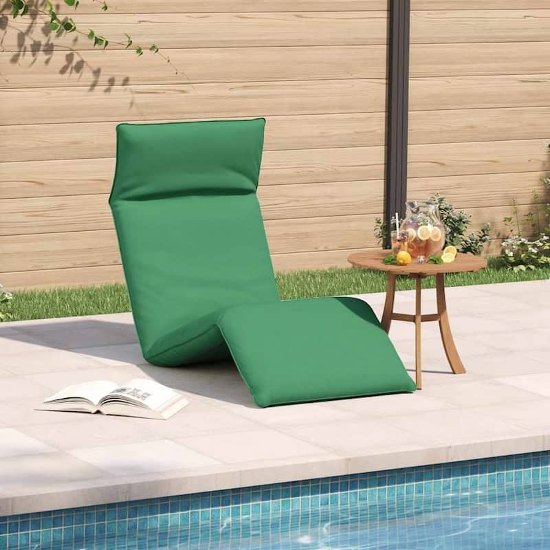 vidaXL Folding Sun lounger Oxford Fabric