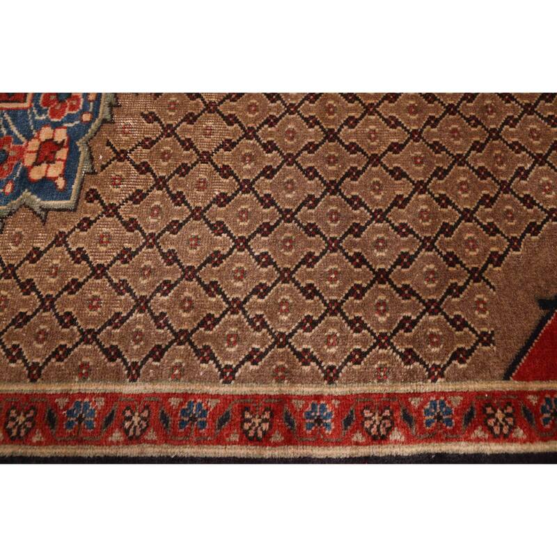 ECARPETGALLERY Hand-knotted Anatolian Brown Wool Rug - 5'1 x 10'8