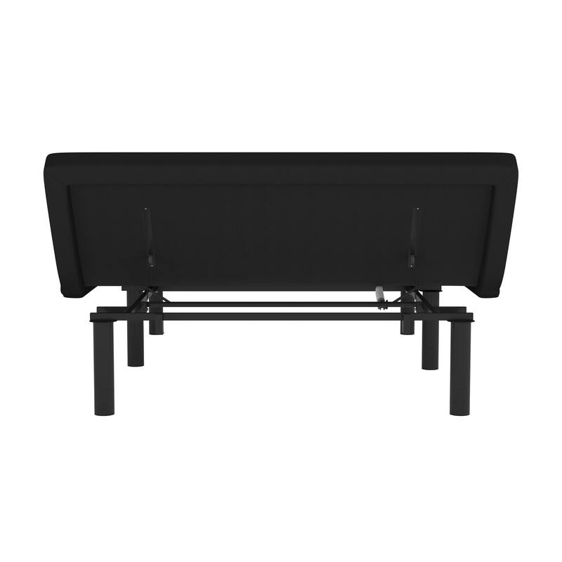 Anti-skid Upholstered Adjustable Bed Base with Wireless Remote