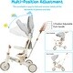 preview thumbnail 13 of 12, 7 in 1 Baby Tricycle, Foldable Toddler Tricycle with Removable - N/A