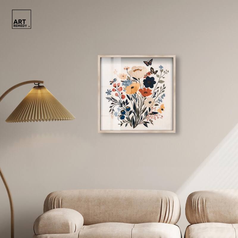 Garden of Threads I Shadowbox by Art Remedy