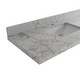 preview thumbnail 61 of 128, Willow Collections 36 in x 22 Aberdeen Freestanding Left Offset Sink Bathroom Vanity with Quartz or Marble Countertop