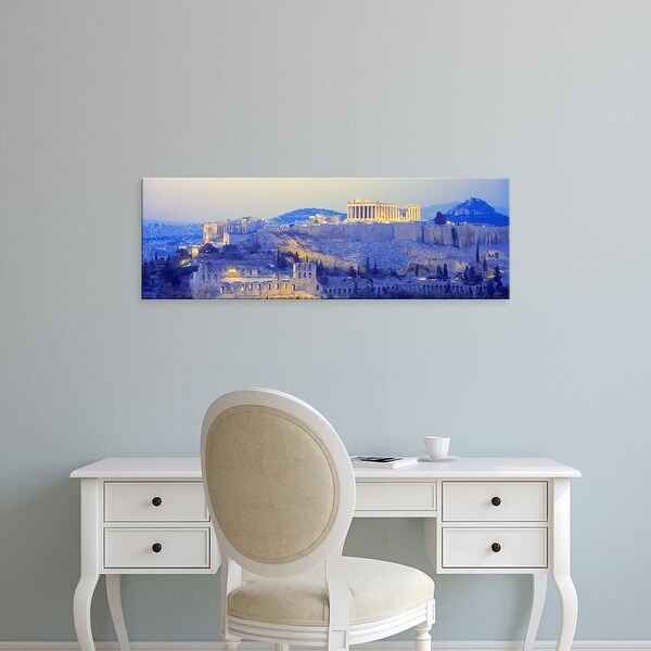 Easy Art Prints Panoramic Images's 'Acropolis, Athens, Greece' Premium Canvas Art