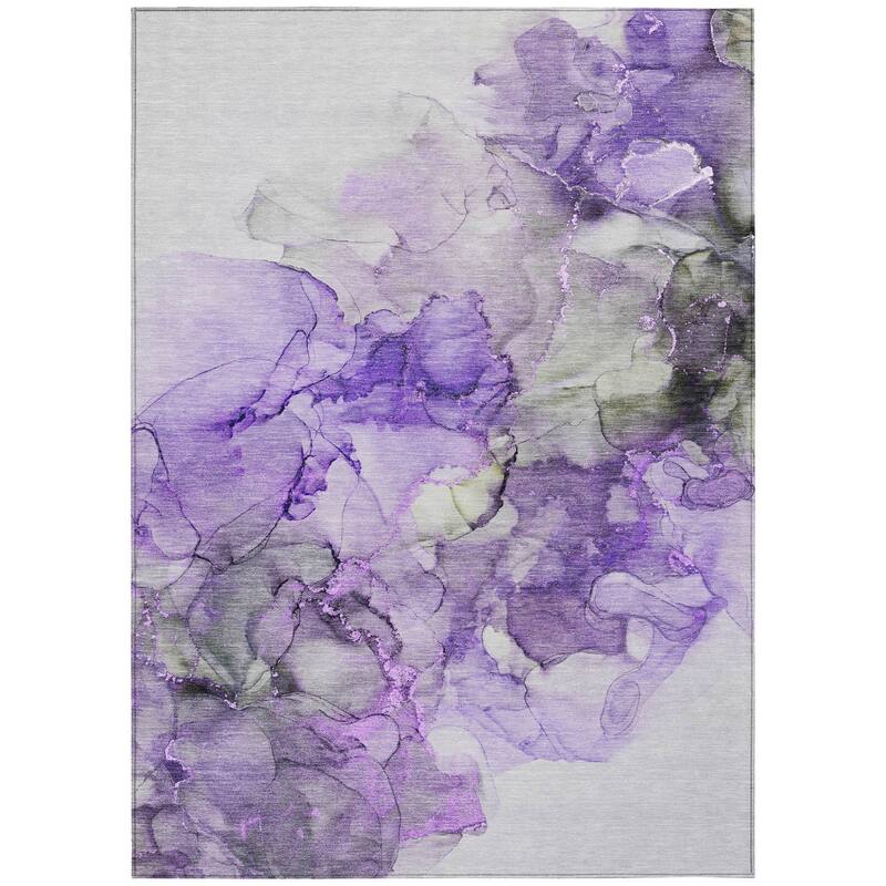 Almisi Artistic Abstract Weather Resistant Versatile Elegance Outdoor Rug