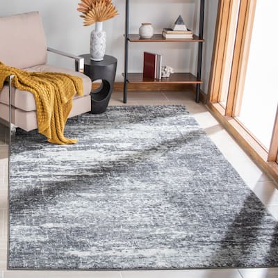 SAFAVIEH, Evoke Yukako Modern Abstract Distressed Rug - 2'2" x 5'