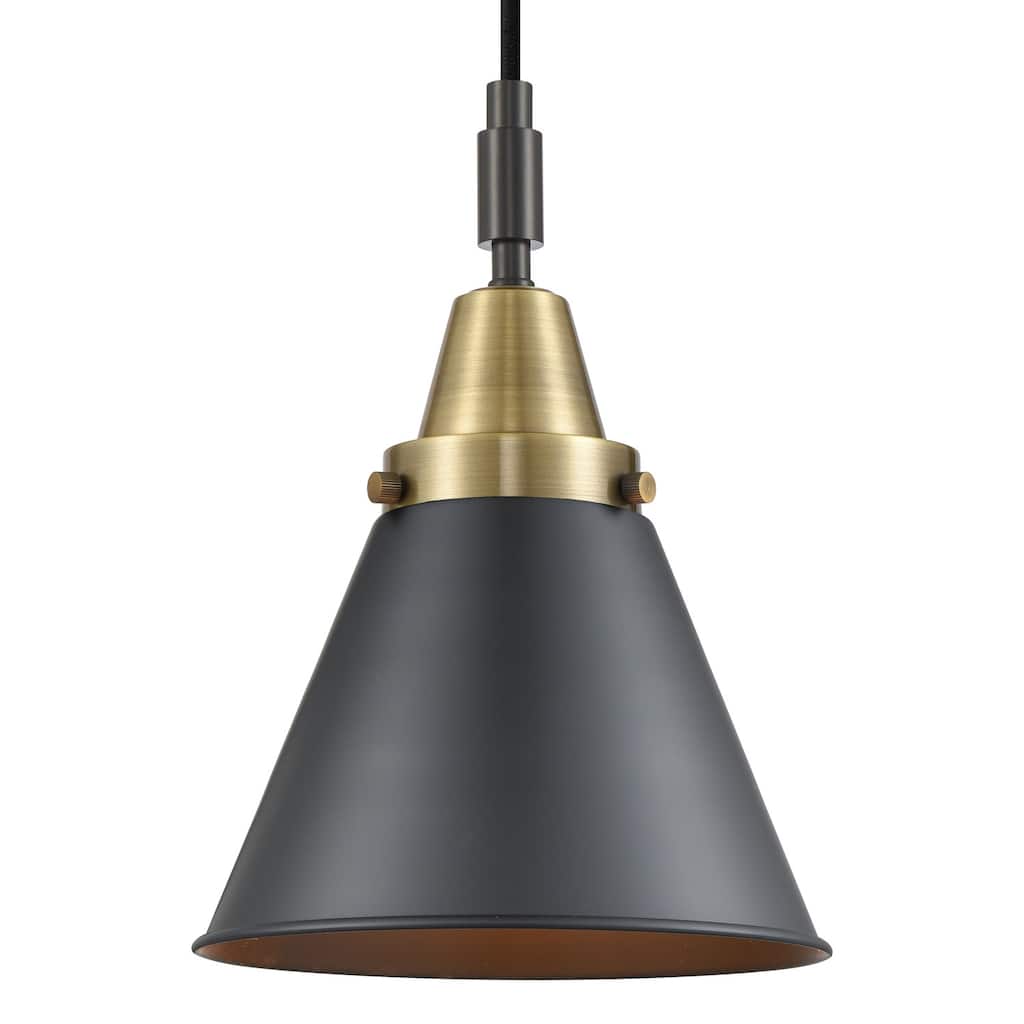 Innovations Lighting 447-1P-M13-BK Appalachian 8" Wide Mini Pendant