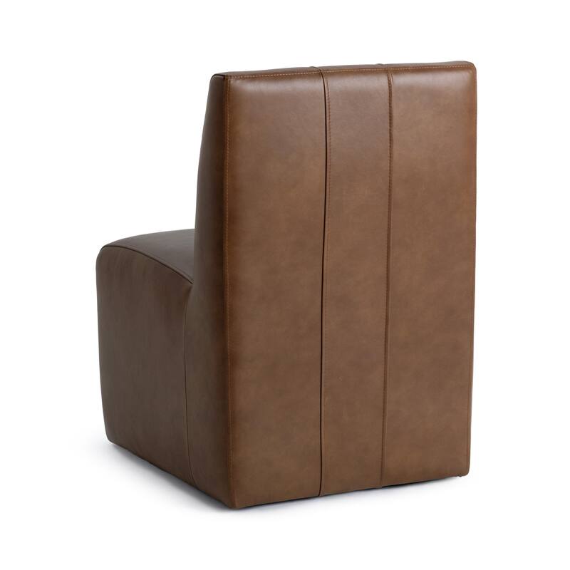 Carsen Top Grain Leather Dining Chair