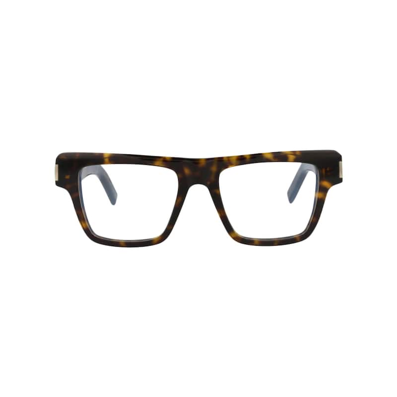 Saint Laurent Square-Frame Acetate Optical Frames - Havana Havana Transparent - Brown