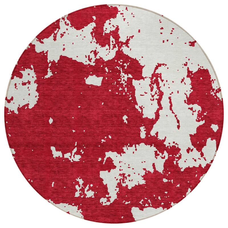 HomeRoots Abstract Transitional Rectangle Outdoor Rug