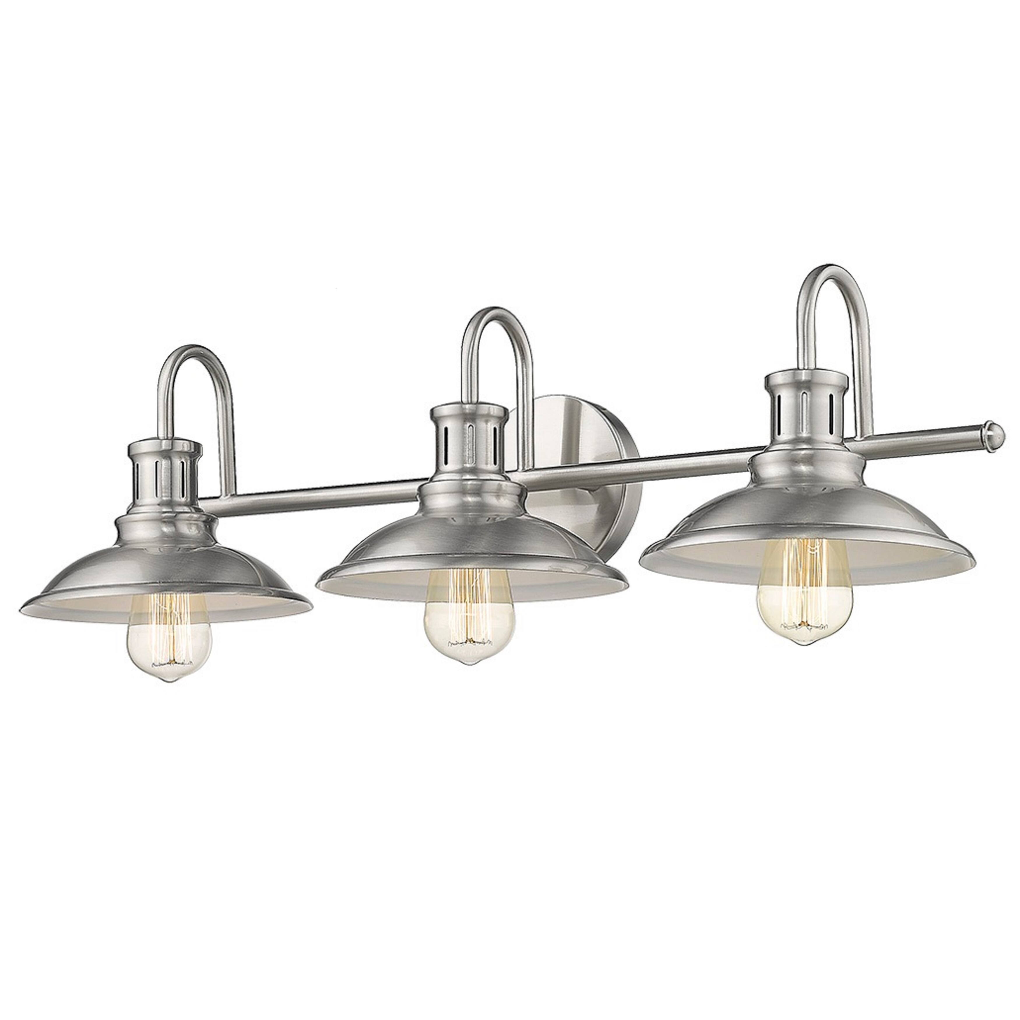 3Light Nickel Bath Bar Vanity Light On Sale Bed Bath & Beyond