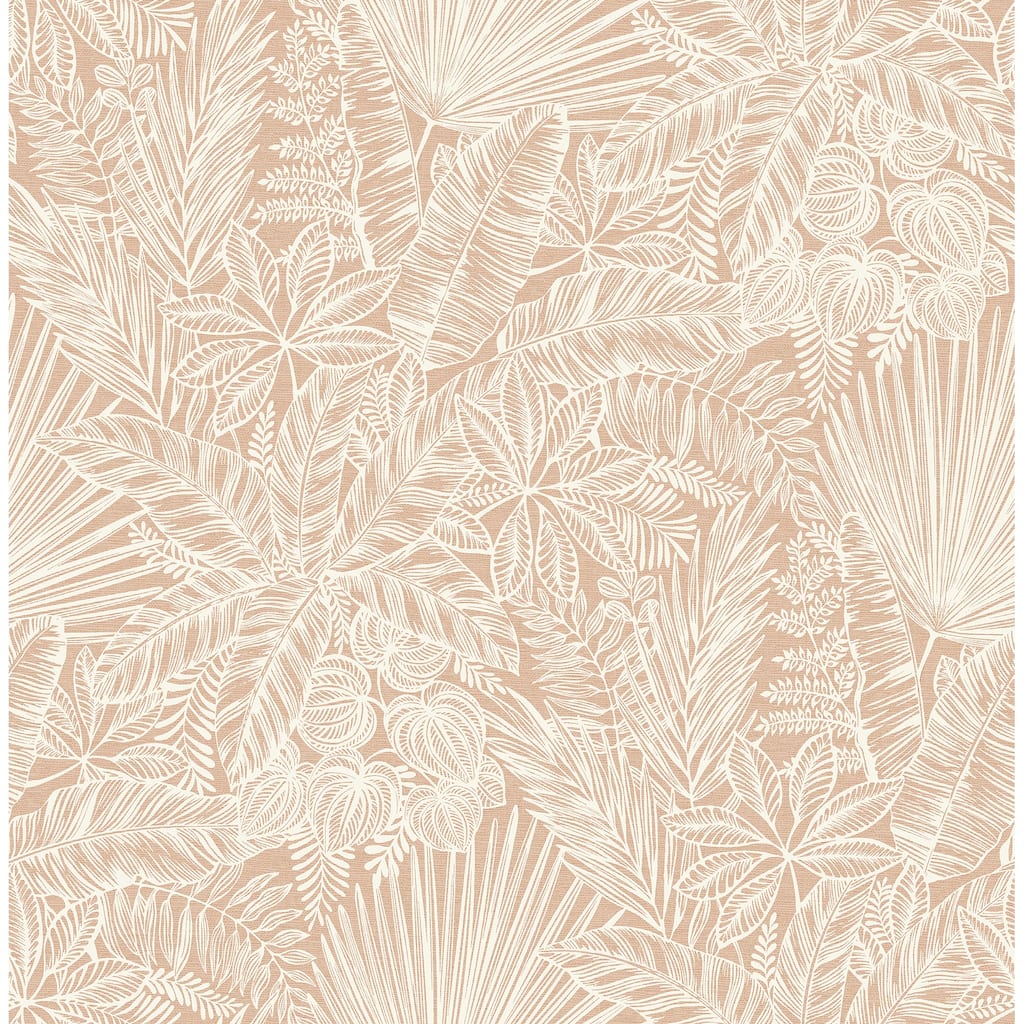 A-Street Prints Vita Blush Botanical Wallpaper