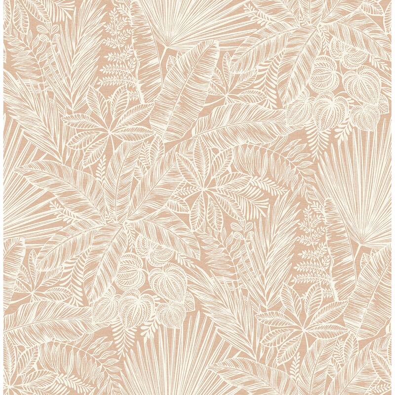 A-Street Prints Vita Blush Botanical Wallpaper