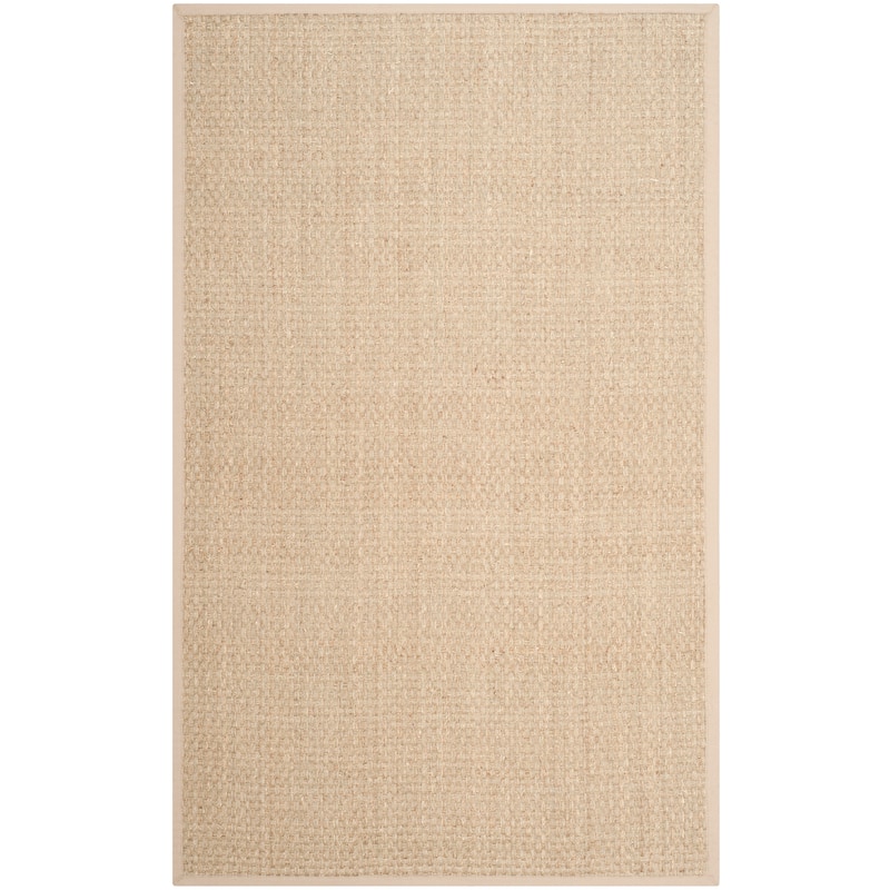 SAFAVIEH Natural Fiber Zymryd Basketweave Seagrass Rug - 5' x 8' - Natural/Beige